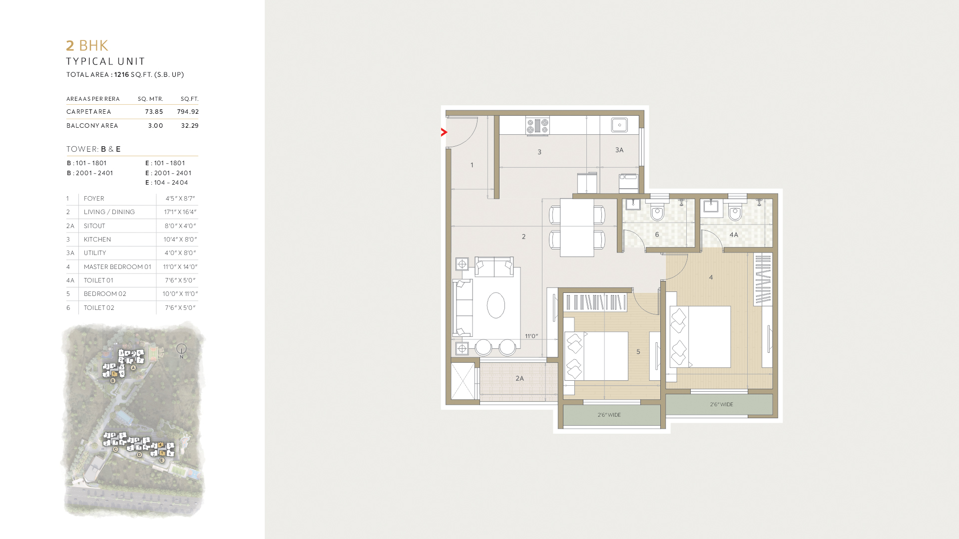 Goyal & Co Apartments 3 BHK+2T Floor Plan Electronic City Bangalore — 1500 to 1600 sqft