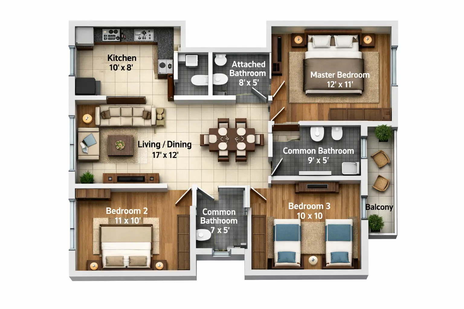 Bhartiya City KIADB 3 BHK floor plan unit plan Bangalore 2026 HouseAdda