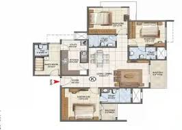 Nikoo Homes Sadahalli 3 BHK floor plan Bangalore 2026 HouseAdda