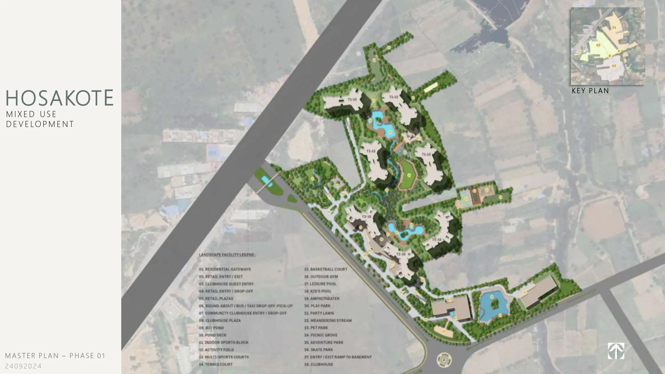Prestige Hoskote master plan site layout Hoskote East Bangalore 2026 HouseAdda