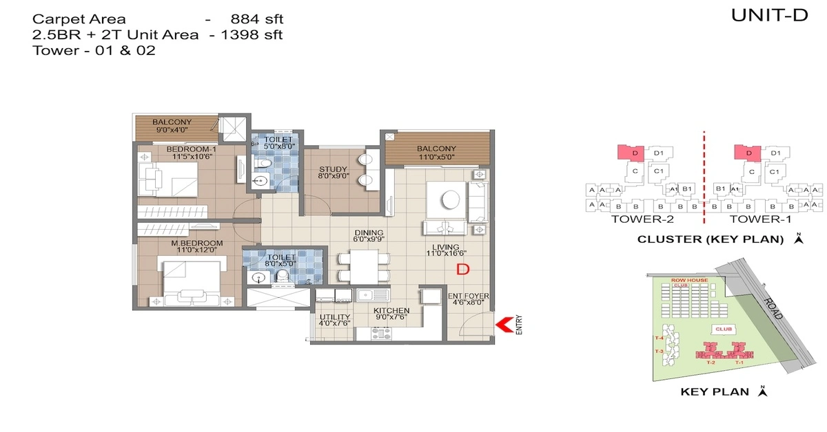 Sattva Sanio 3 BHK floor plan Old Madras Road Budigere Bangalore 2026 HouseAdda