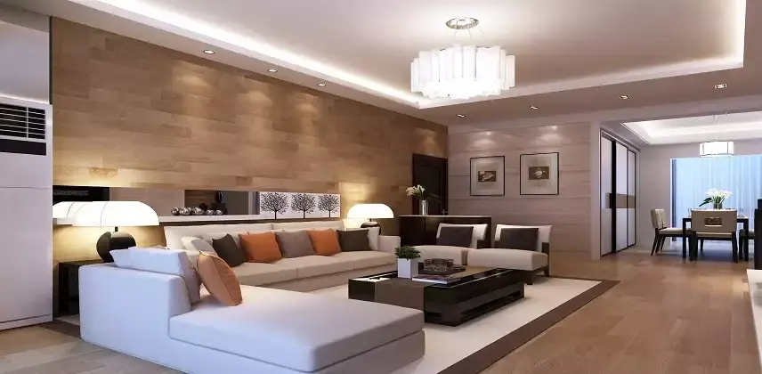 Sattva Sanio luxury living room interior Old Madras Road Budigere Bangalore 2026