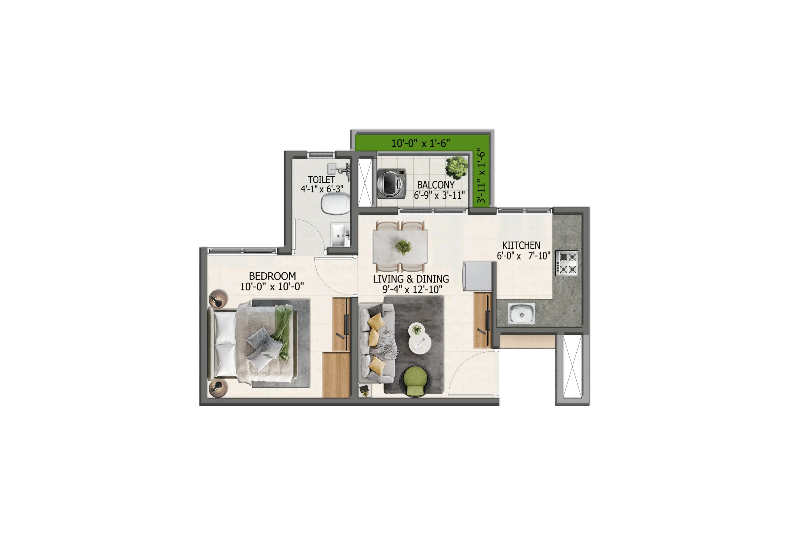 Sowparnika Hennur Road 1 BHK floor plan Bangalore 2026 HouseAdda