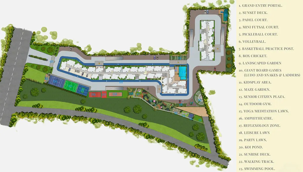 Sowparnika Hennur Road master plan site layout Bangalore 2026 HouseAdda