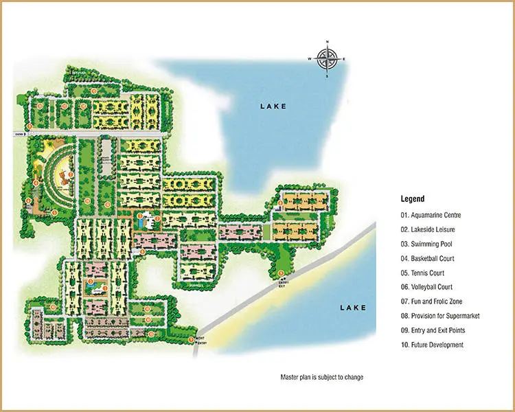 Ashwin Sheth Codename Blue master plan — 5.23 acres site layout Arekere Bannerghatta Road Bangalore 2026