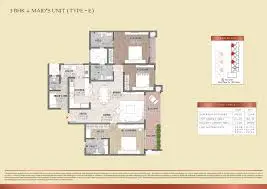 Brigade Insignia 3 BHK Maids Study floor plan 2481 sqft Yelahanka North Bangalore 2026