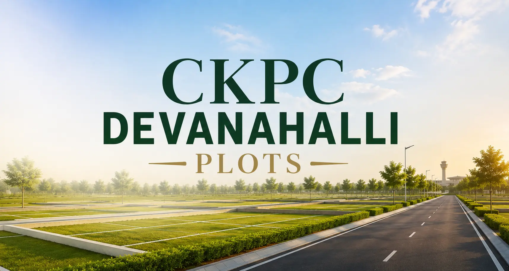 CKPC Devanahalli Plots Bangalore 2026 — premium villa plotted development elevation on NH 207, North Bangalore