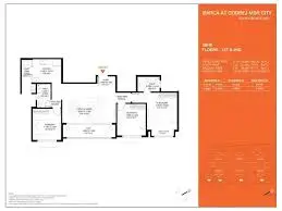 Godrej MSR City Phase 2 3 BHK floor plan 1585-1876 sq ft Bangalore Devanahalli 2026