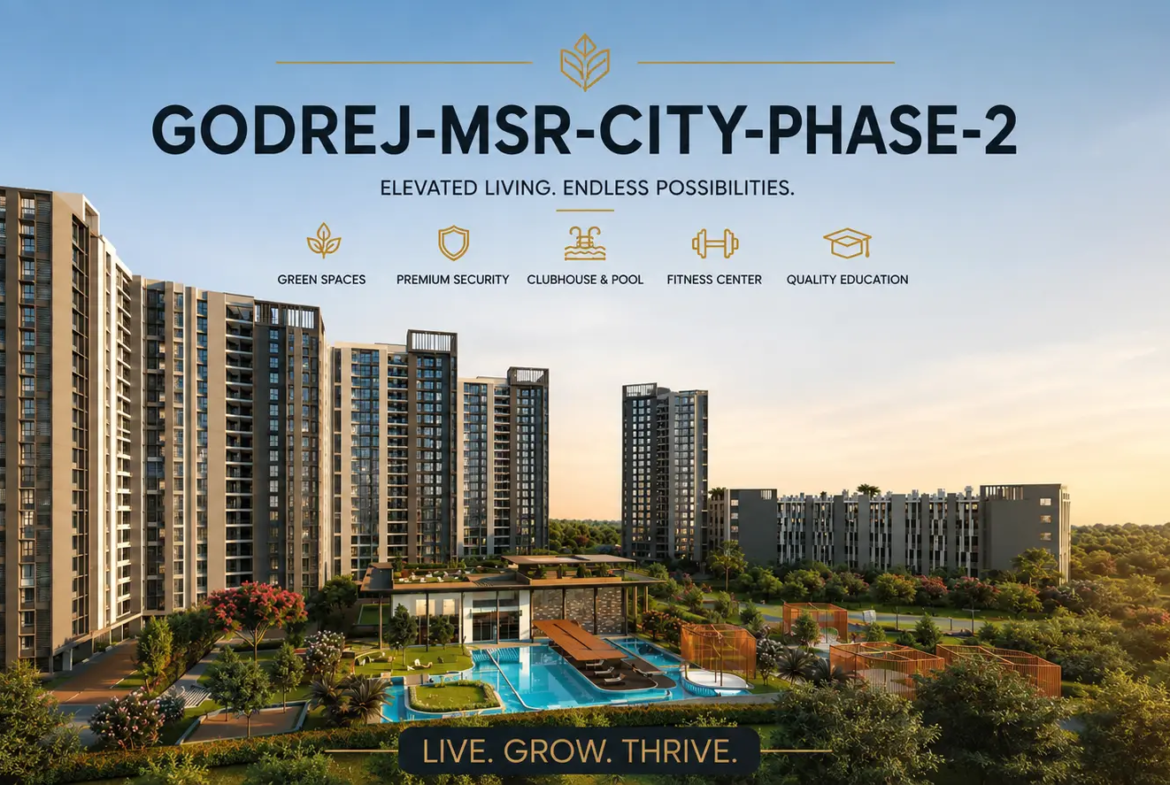 Godrej MSR City Phase 2 Bangalore 602 Apartments — 2 & 3 BHK Near Airport