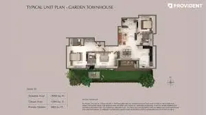 Provident Deansgate 3 BHK Duplex Magnus floor plan 2,166 sqft IVC Road North Bangalore 2026