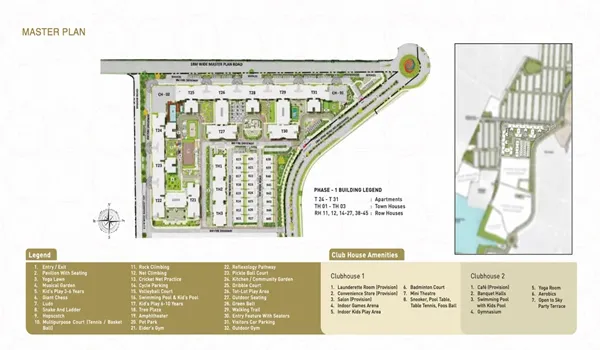 Purva Northern Lights master plan — 24.5 acres site layout KIADB Aerospace Park Bagalur Bangalore 2026
