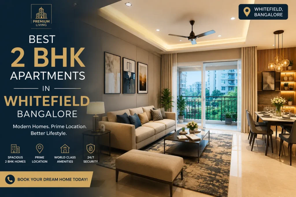 Best 2 BHK Apartments in Whitefield Bangalore (2026 Guide)