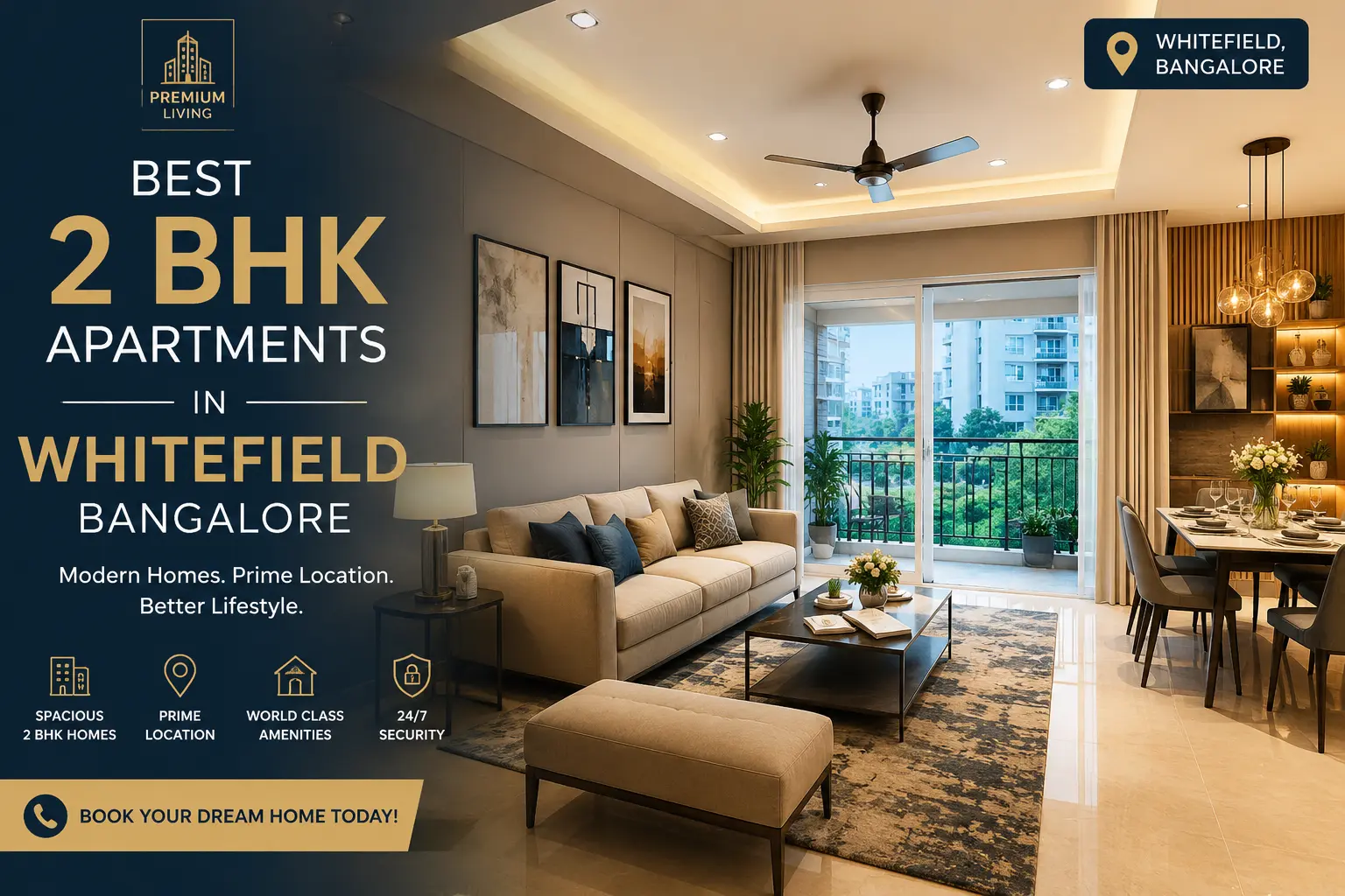 Best 2 BHK Apartments in Whitefield Bangalore (2026 Guide)