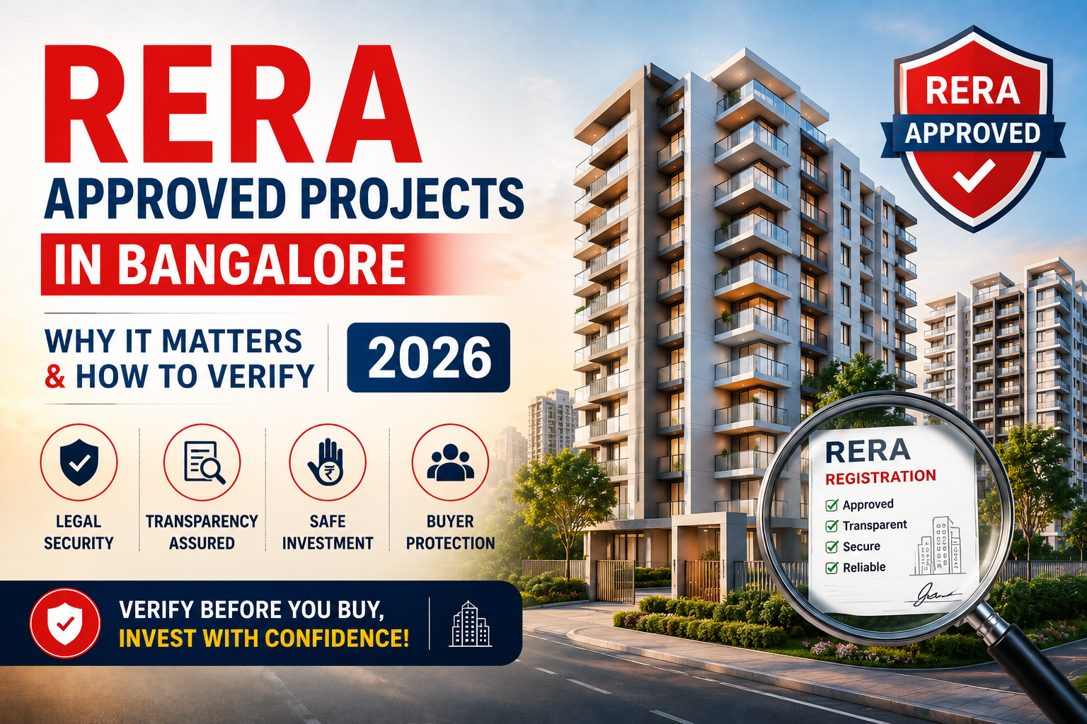RERA Approved Projects in Bangalore – Why It Matters & How to Verify 2026