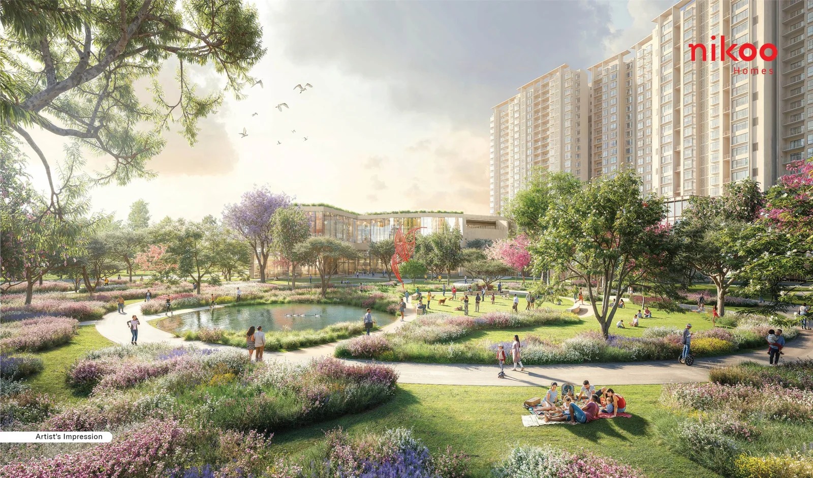 Bhartiya Garden Estate Nikoo Homes 7 elevation, Navarathna Agrahara Road