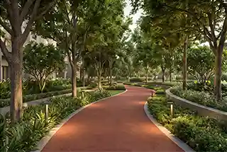 Brigade Granada Kadugodi jogging track amenity