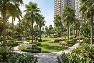 Brigade Granada Kadugodi landscaped garden amenity
