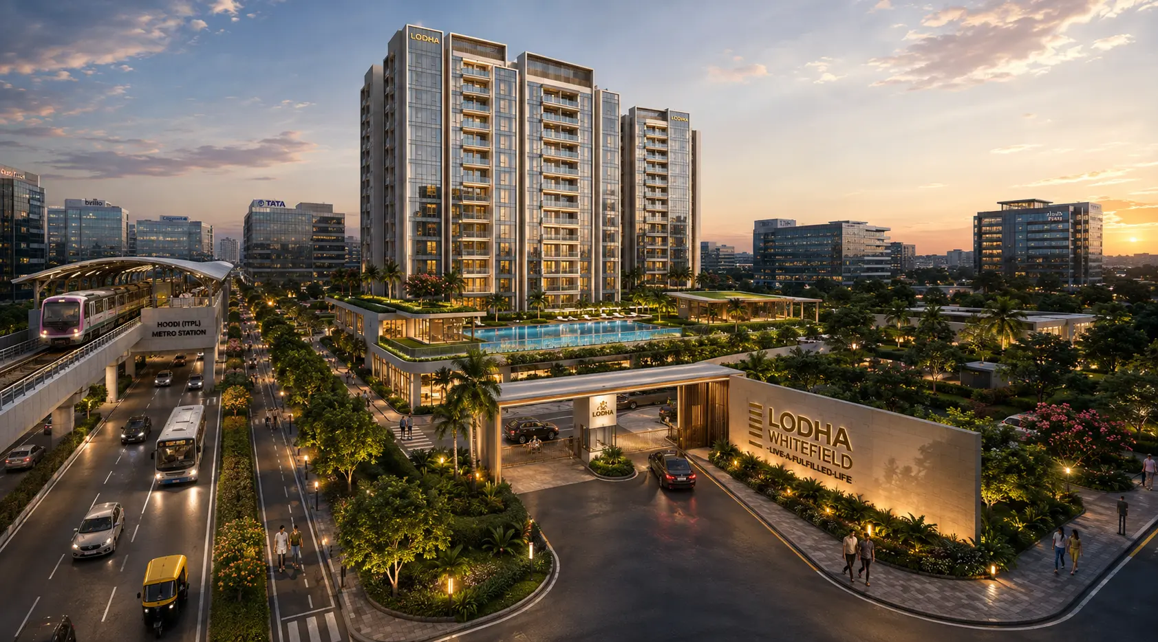 Lodha Whitefield floor plan preview — 3.5, 4 and 5 BHK Apartments, Whitefield, Bangalore