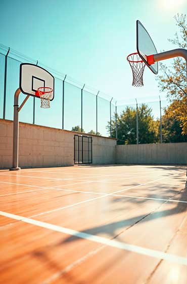 Puravankara Northern Lights basketball court