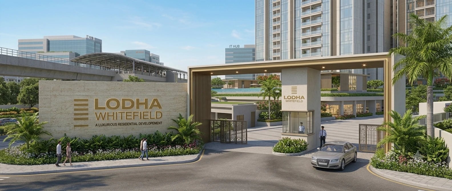 Lodha Whitefield 3.5 BHK floor plan indicative layout, Whitefield, Bangalore 2026