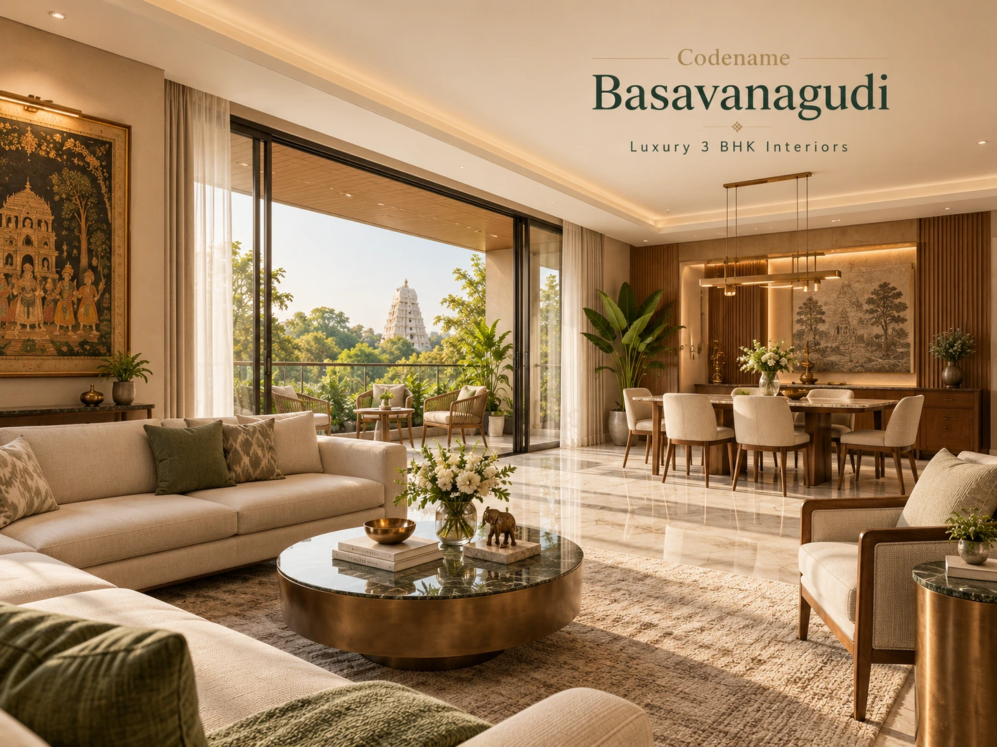 Codename Basavanagudi premium apartment interior visual