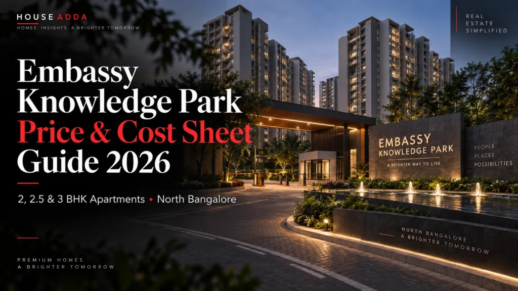 Embassy Knowledge Park price and cost sheet guide 2026 featured image