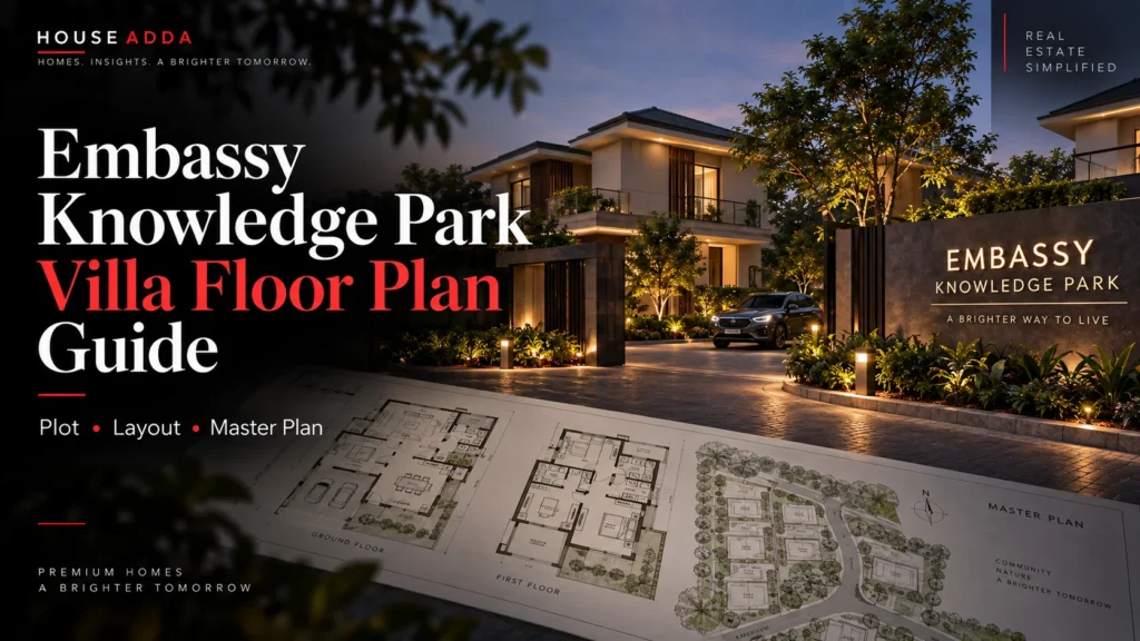 Embassy Knowledge Park villa floor plan and master plan guide featured image