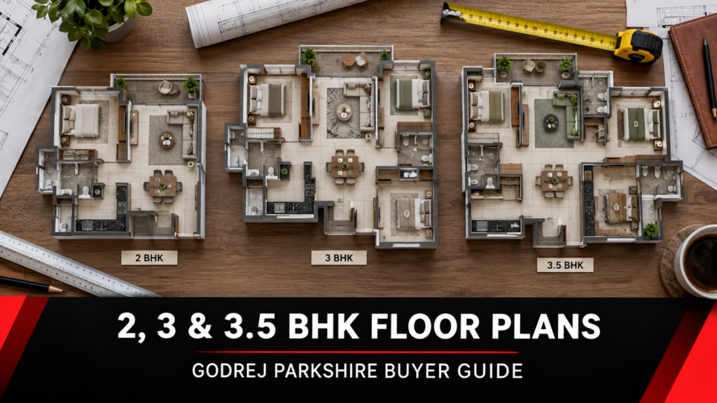 Godrej Parkshire 2 3 and 3.5 BHK floor plan guide