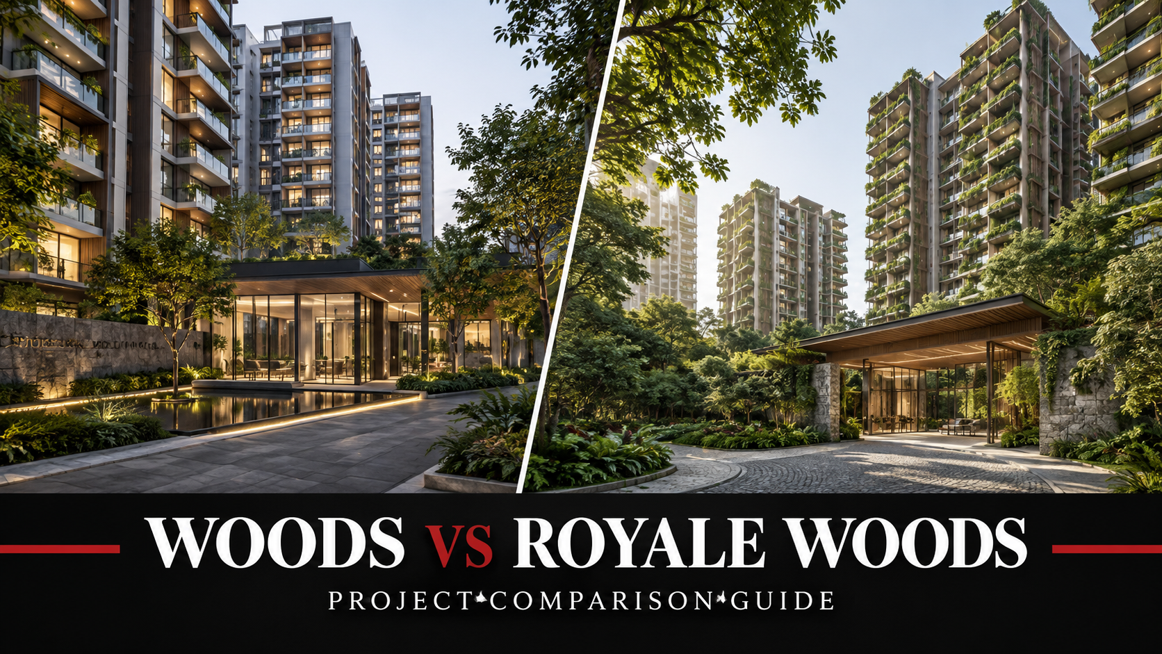 Godrej Woods versus Godrej Royale Woods project comparison