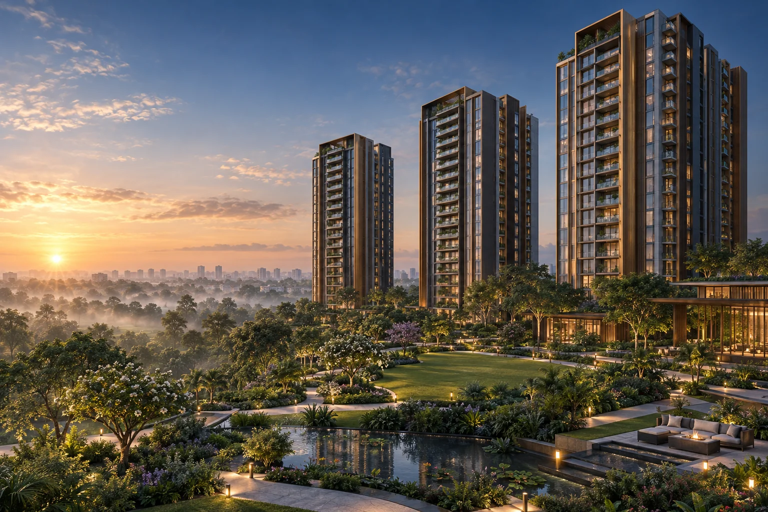 Sumadhura Codename Aikya architectural concept illustration
