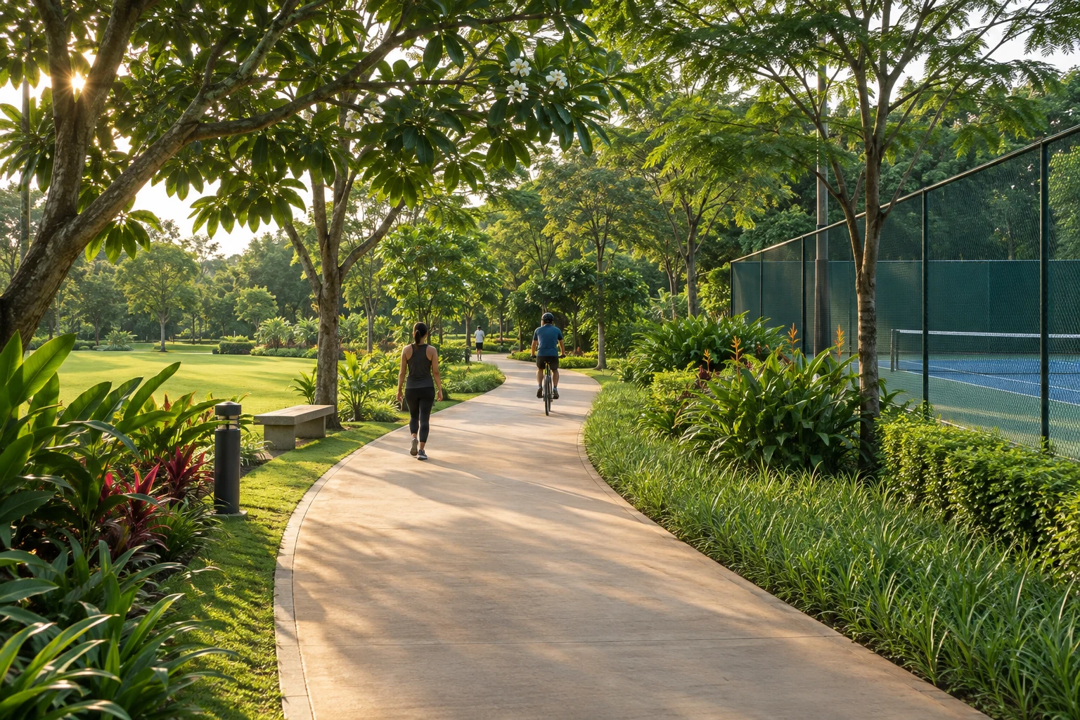 Aria Greens conceptual lifestyle setting