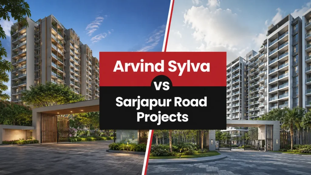 Arvind Sylva comparison with other Sarjapur Road projects