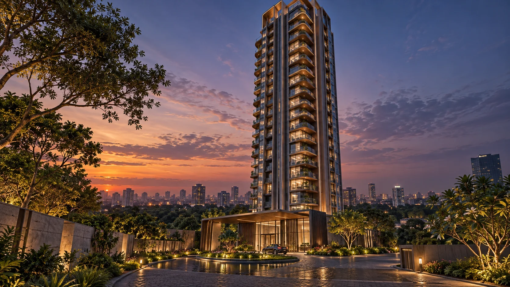 Aratt Ayatana Residences architectural concept illustration