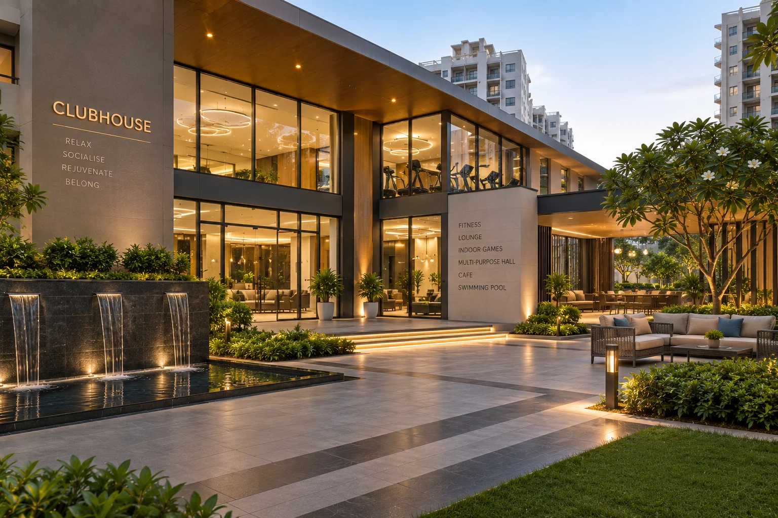 Clubhouse at Northern Lights by Puravankara KVN, KIADB Aerospace Park