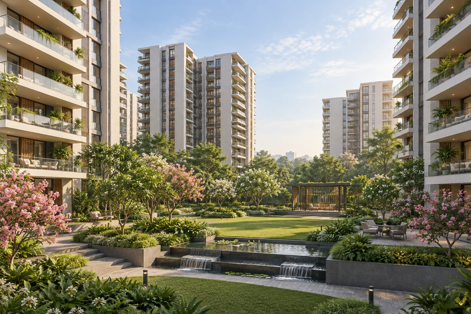 Godrej Aveline Yelahanka apartment lifestyle illustration