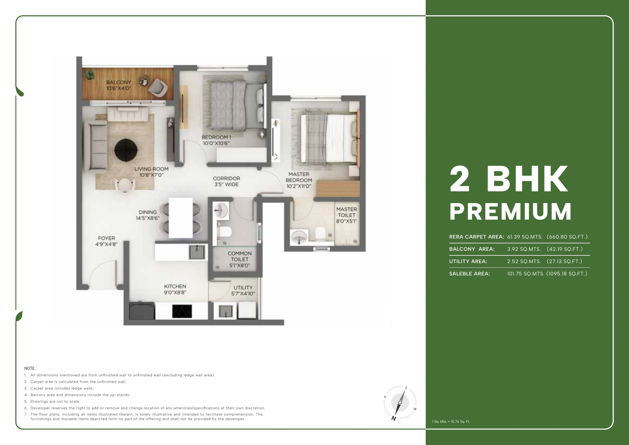 Godrej Parkshire 2 BHK Premium