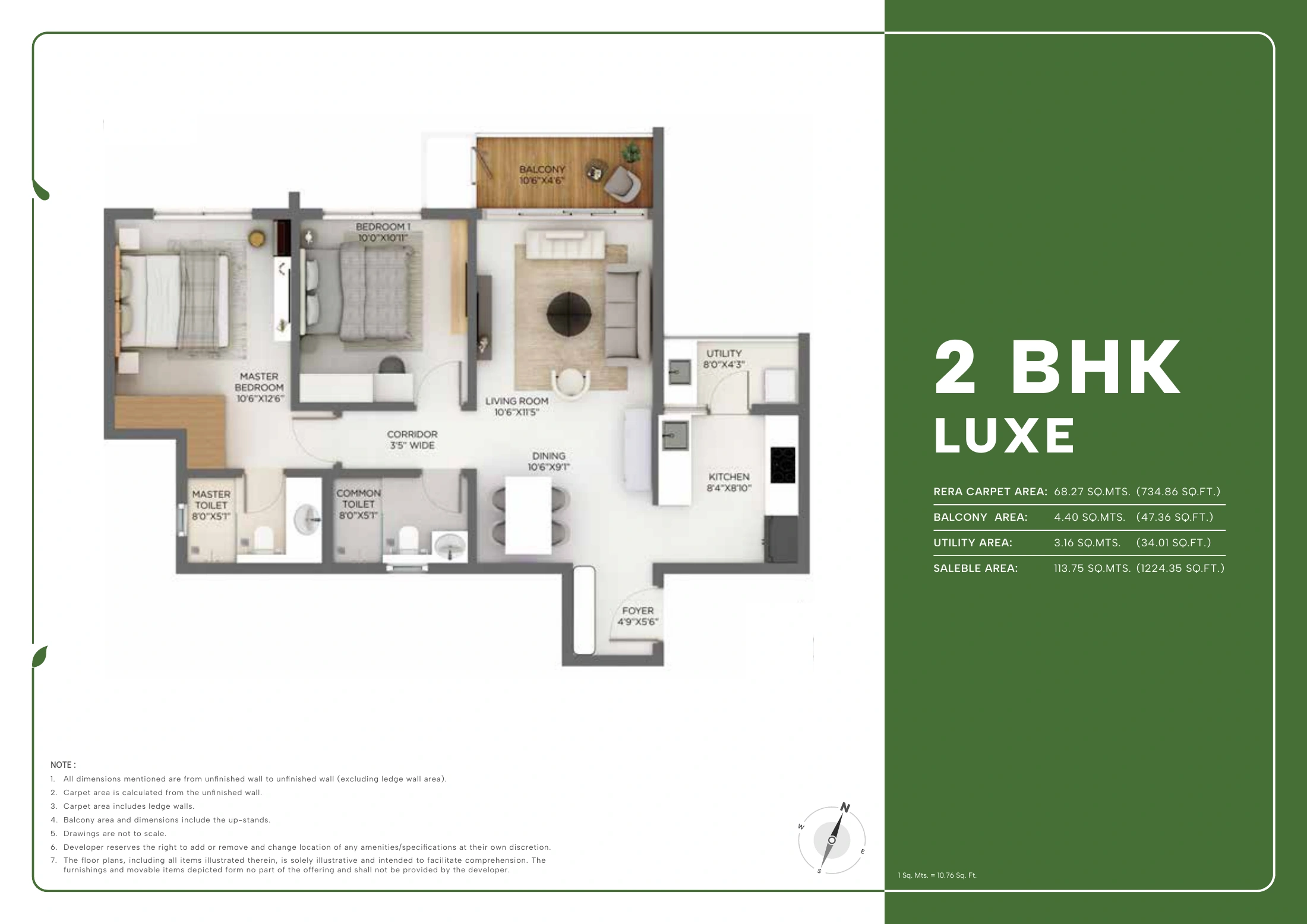 Godrej Parkshire 2 BHK Luxe