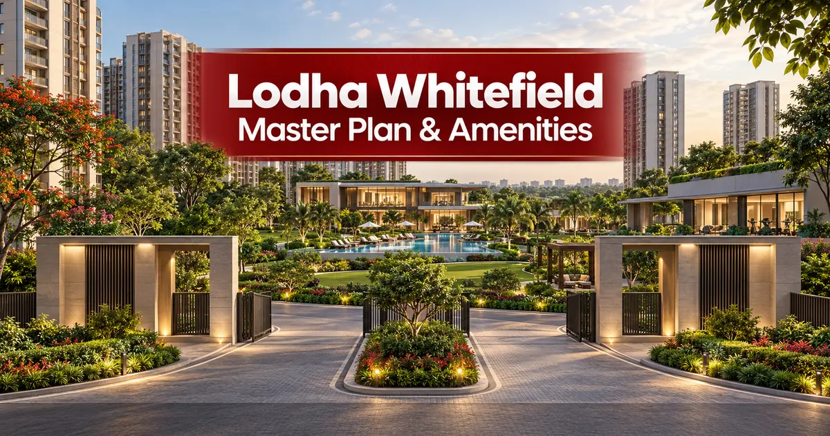 Lodha Whitefield master plan and lifestyle amenities