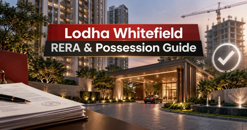 Lodha Whitefield RERA possession and construction update guide