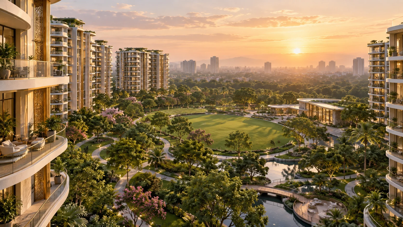 Prestige Parklane architectural concept illustration