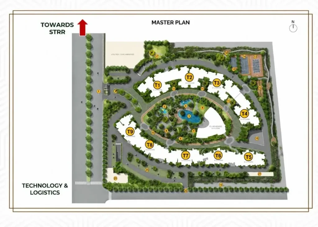 Prestige Parklane published master plan