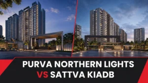 Purva Northern Lights vs Sattva KIADB apartment project comparison