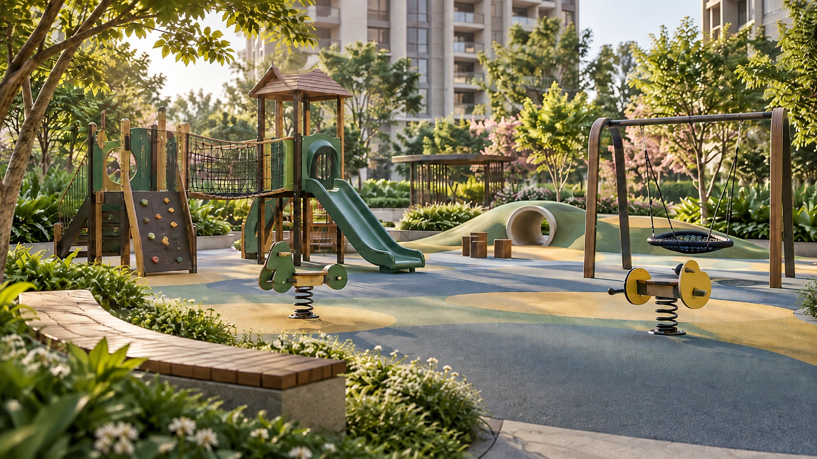 SOBHA Hennur Road children's play area North Bangalore