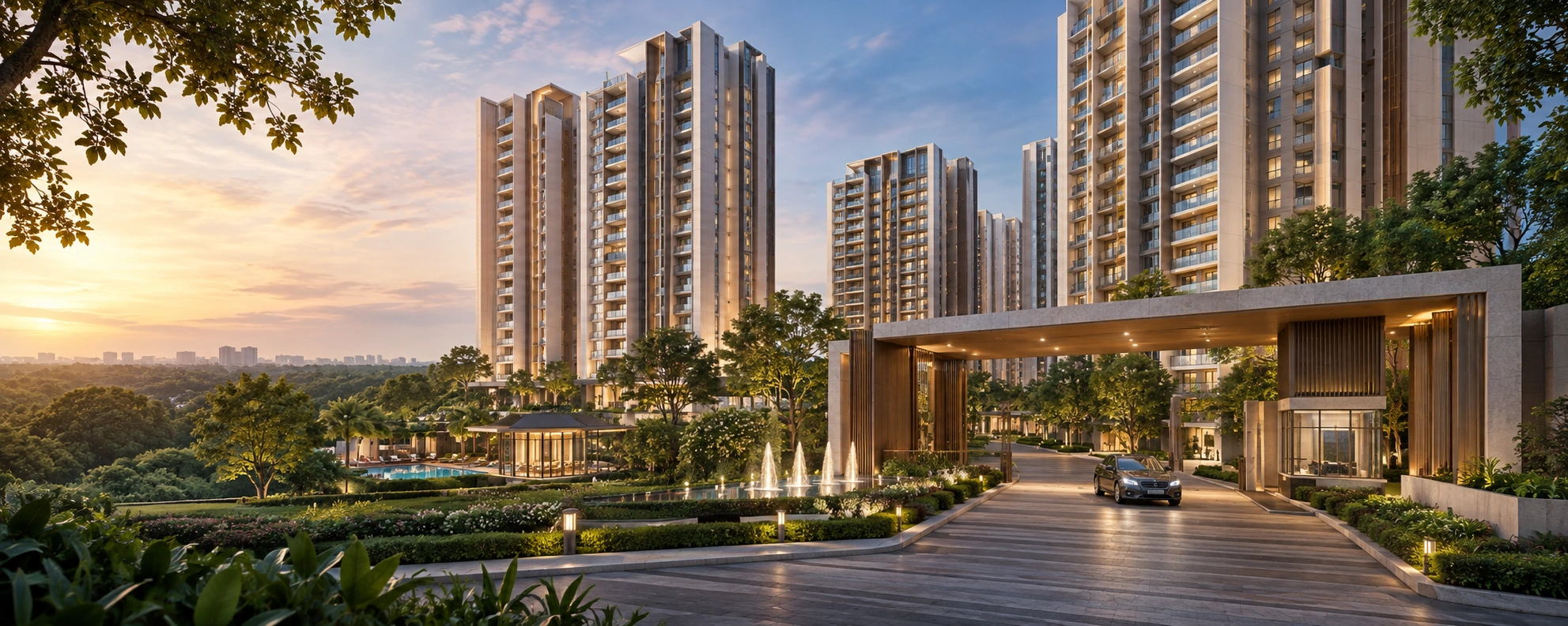 SOBHA Hennur Road luxury apartments on Hennur Main Road North Bangalore