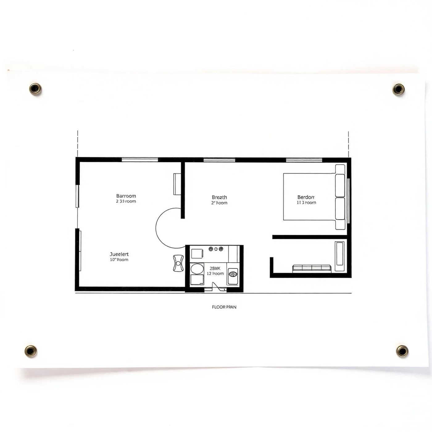 Blurred sample floor plan, not an approved Amberstone Vectra drawing