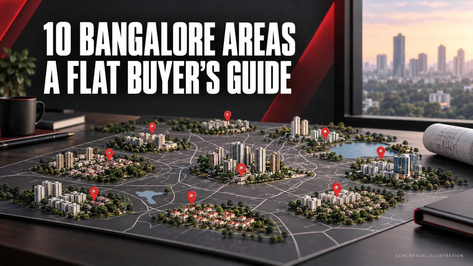 Top 10 Areas to Buy a Flat in Bangalore: Buyer Guide — conceptual illustration
