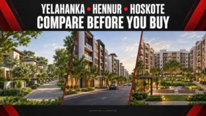 Yelahanka vs Hennur vs Hoskote: Homebuyer Guide 2026 — conceptual illustration