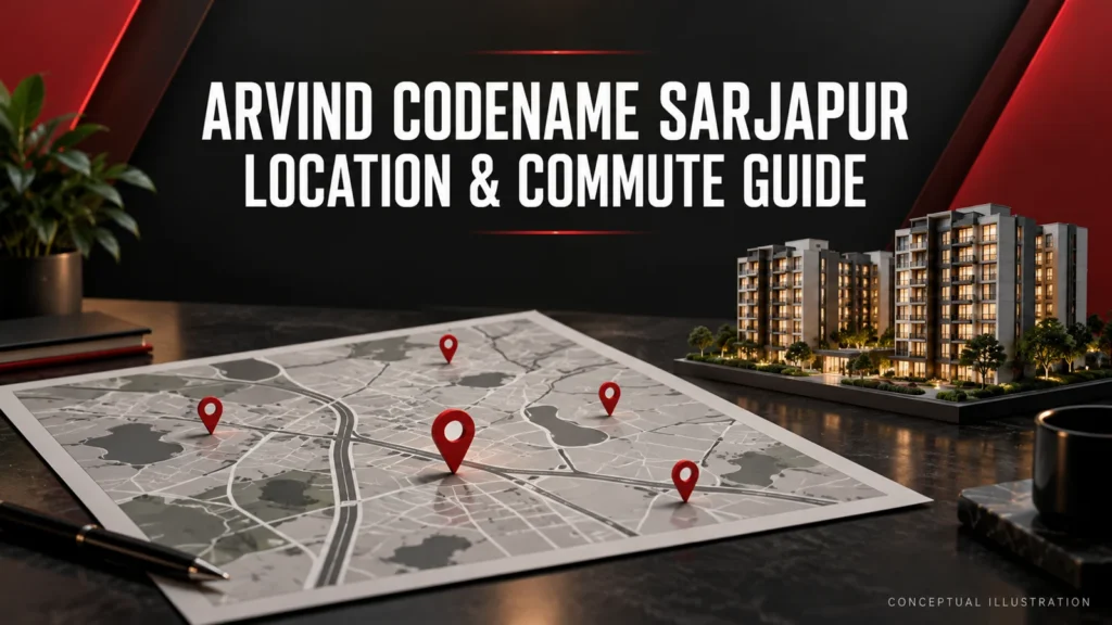 Arvind Codename Sarjapur Location & Commute Guide 2026 — conceptual illustration